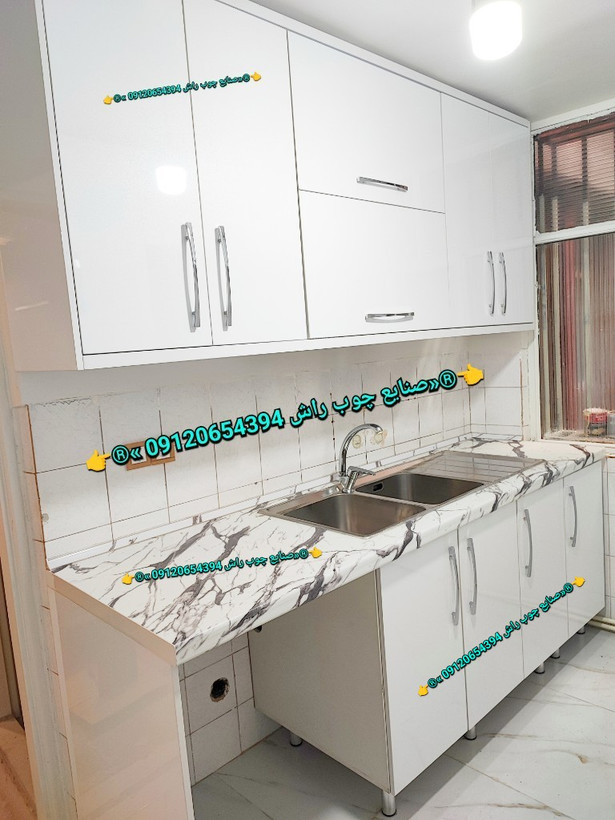 کابینت هایگلس اکلیلی پاکچوب سفارشی 09120654394 کابینت مهدوی (صنایع چوبی راش rash1818.ir)