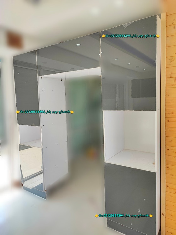کابینت هایگلس روکش کره ای براق سفارشی 1 متر زمینی 1 متر دیواری کابینت مهدوی (صنایع چوبی راش rash1818.ir) 09120654394