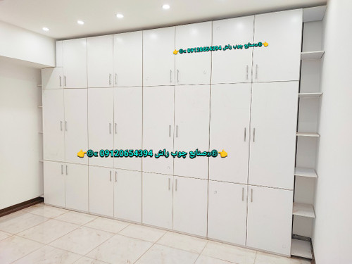 کمد دیواری سفید برفی آرین سینا فابریک 09120654394 کمد دیواری مهدوی (صنایع چوبی راش )